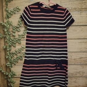 H&M girls striped sweater dress